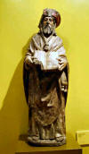 Statue de saint Jacques au muse de la Cathdrale  Bayonne