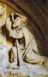 Staue de saint Jacques dans la Cathdrale de Leon