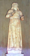 Statue de saint Jacques à l'église de Vallica