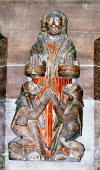 Statue de saint Jacques dans la Cathdrale N.D.  Villingen 